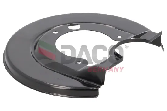 Spritzblech, Bremsscheibe Hinterachse links DACO Germany 614230 Bild Spritzblech, Bremsscheibe Hinterachse links DACO Germany 614230