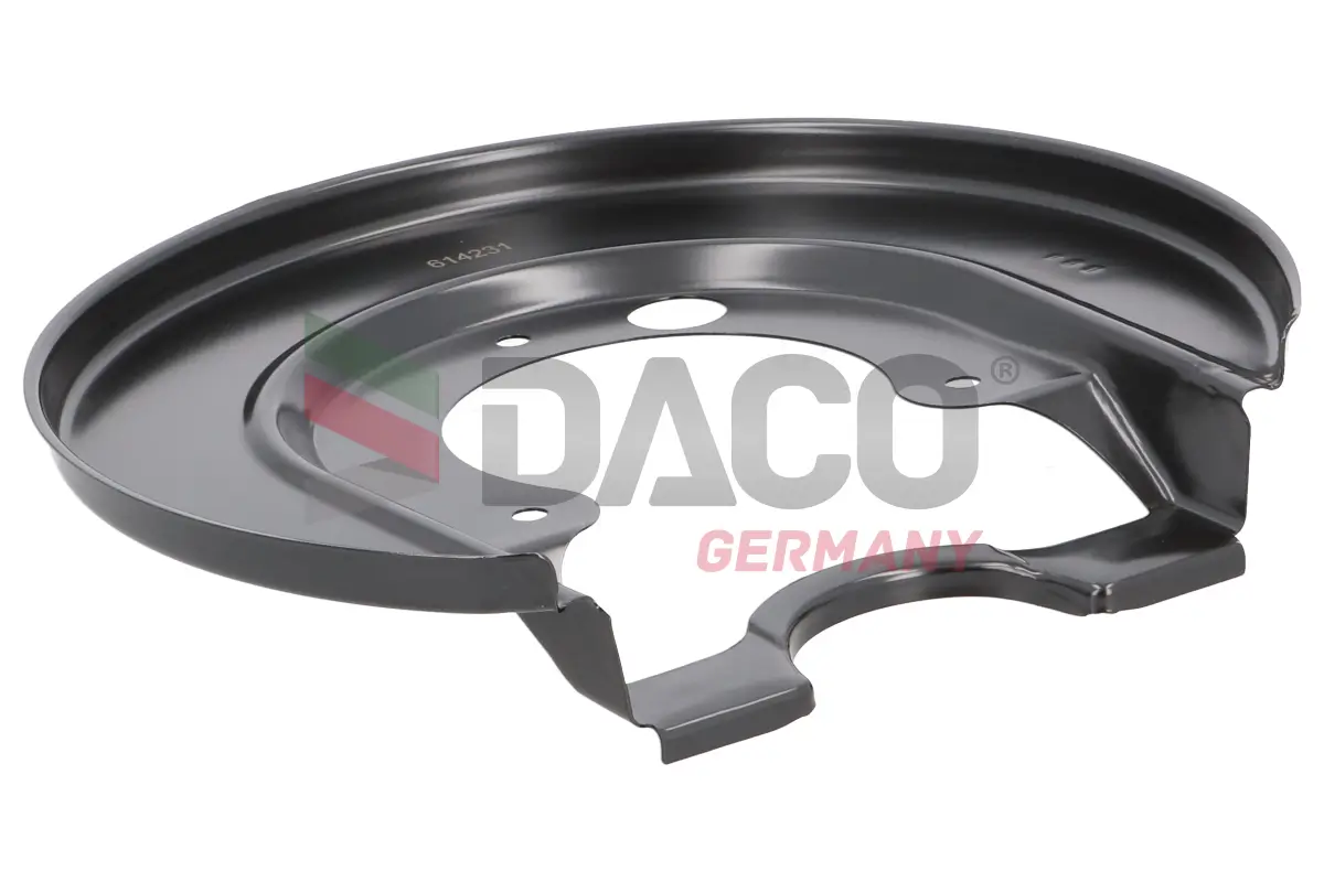 Spritzblech, Bremsscheibe Hinterachse rechts DACO Germany 614231