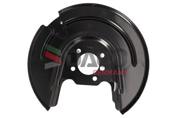 Spritzblech, Bremsscheibe Hinterachse rechts DACO Germany 614254