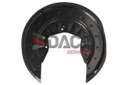 Spritzblech, Bremsscheibe Hinterachse links DACO Germany 614255