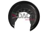 Spritzblech, Bremsscheibe Hinterachse rechts DACO Germany 614256