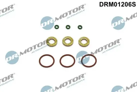 Dichtungssatz, Einspritzdüse Dr.Motor Automotive DRM01206S Bild Dichtungssatz, Einspritzdüse Dr.Motor Automotive DRM01206S