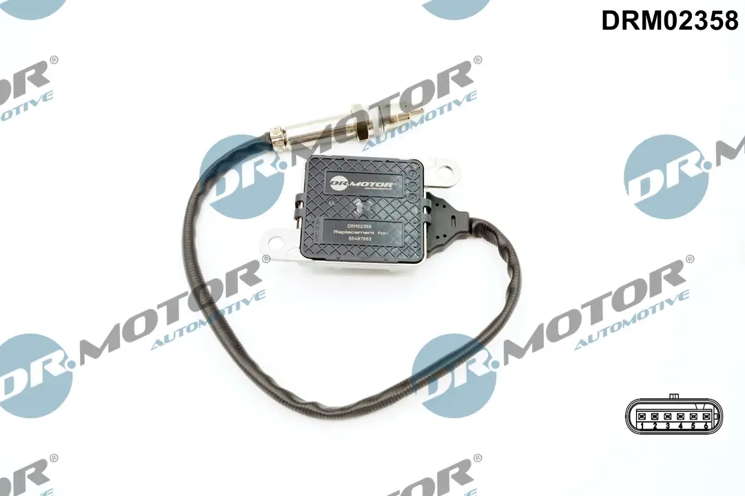 NOx-Sensor, NOx-Katalysator vor SCR-Katalysator Dr.Motor Automotive DRM02358