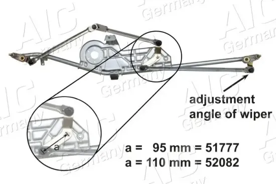 Wischergestänge AIC 51777 Bild Wischergestänge AIC 51777
