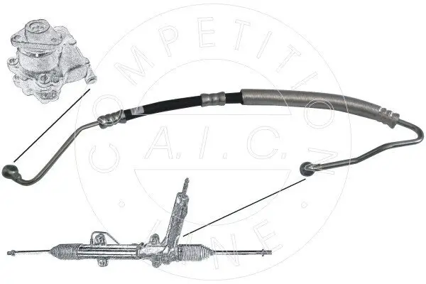 Hydraulikschlauch, Lenkung von Hydraulikpumpe nach Lenkgetriebe AIC 54941