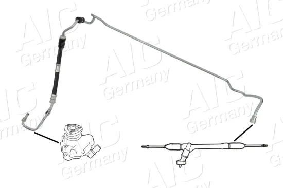Hydraulikschlauch, Lenkung von Hydraulikpumpe nach Lenkgetriebe AIC 54946 Bild Hydraulikschlauch, Lenkung von Hydraulikpumpe nach Lenkgetriebe AIC 54946