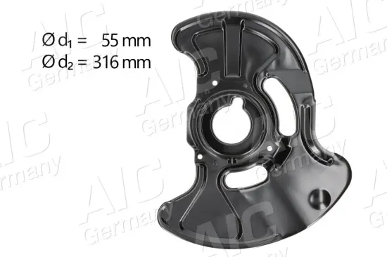 Spritzblech, Bremsscheibe Vorderachse rechts AIC 55193 Bild Spritzblech, Bremsscheibe Vorderachse rechts AIC 55193