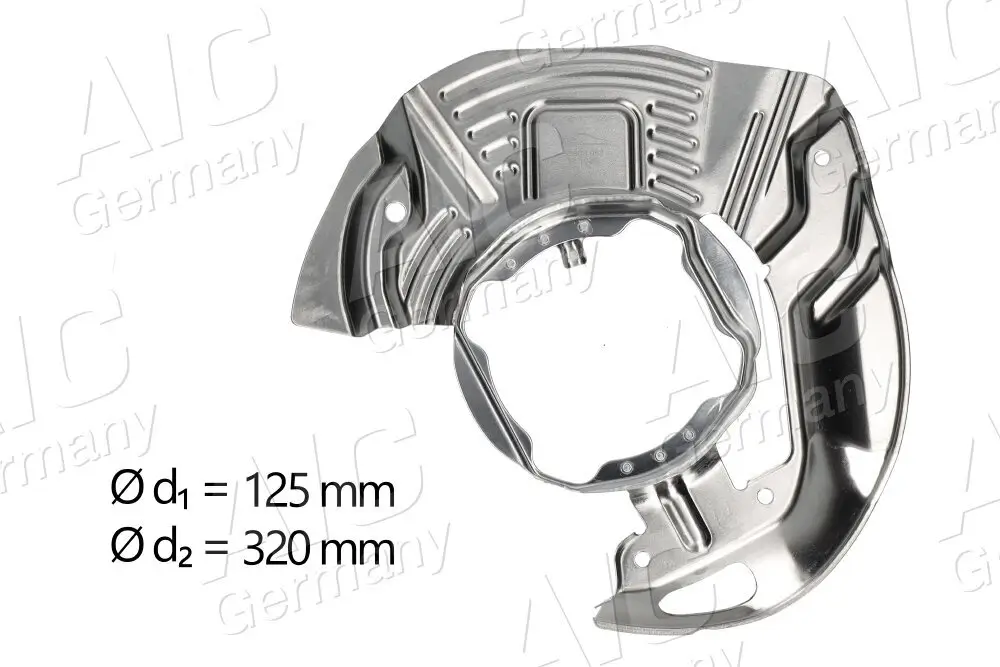 Spritzblech, Bremsscheibe Vorderachse links AIC 55506