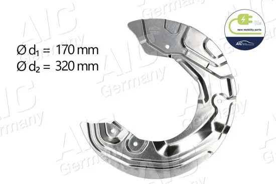 Spritzblech, Bremsscheibe Vorderachse rechts AIC 55739 Bild Spritzblech, Bremsscheibe Vorderachse rechts AIC 55739