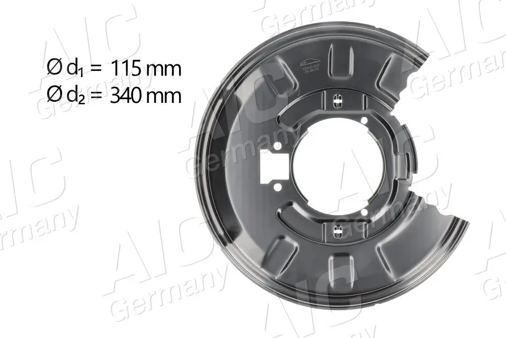 Spritzblech, Bremsscheibe Hinterachse links AIC 55910