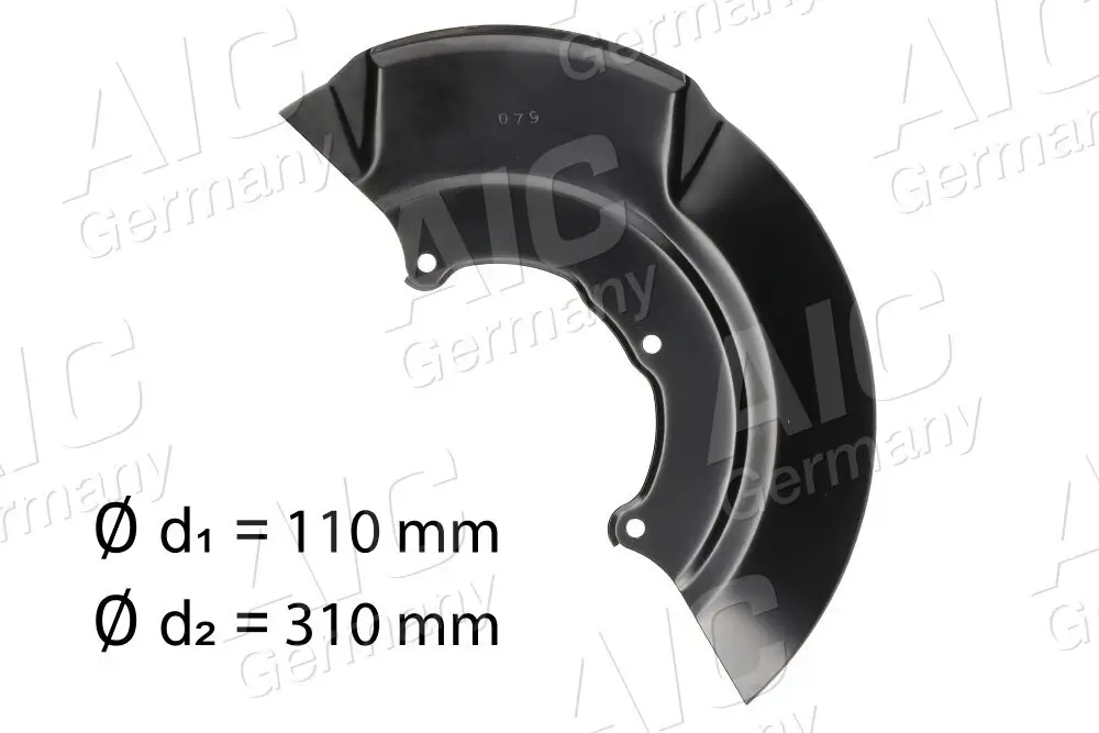 Spritzblech, Bremsscheibe Vorderachse rechts AIC 56018