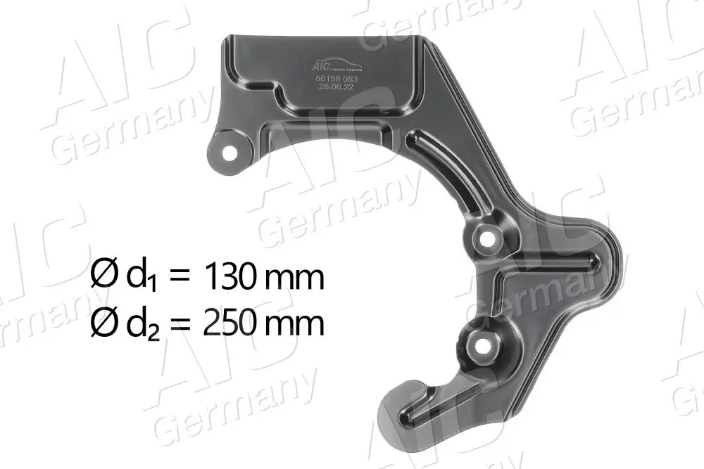 Spritzblech, Bremsscheibe Vorderachse rechts AIC 56158