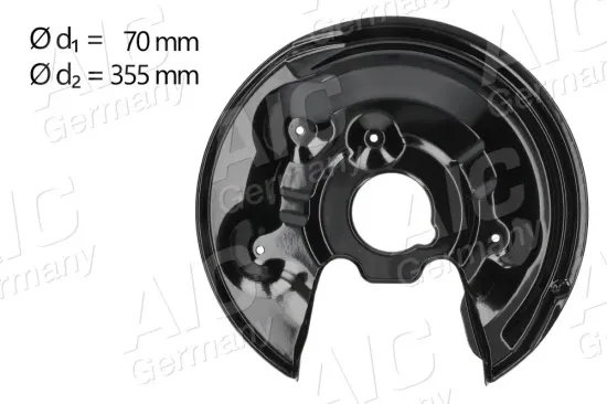 Spritzblech, Bremsscheibe Hinterachse links AIC 56161 Bild Spritzblech, Bremsscheibe Hinterachse links AIC 56161