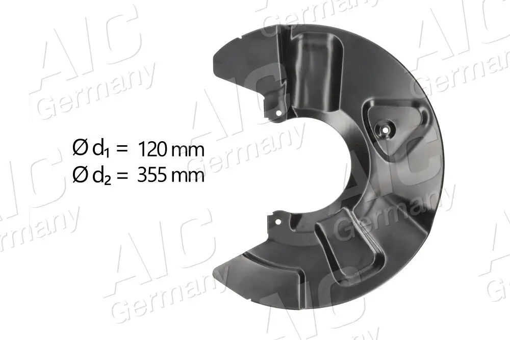 Spritzblech, Bremsscheibe Vorderachse links AIC 56165