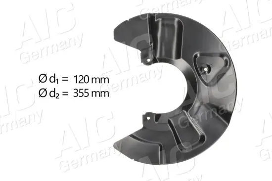 Spritzblech, Bremsscheibe Vorderachse links AIC 56165 Bild Spritzblech, Bremsscheibe Vorderachse links AIC 56165