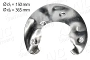 Spritzblech, Bremsscheibe Vorderachse rechts AIC 56400