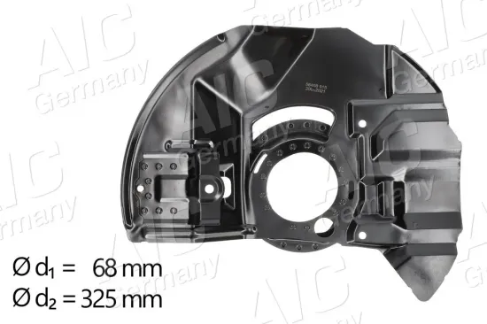 Spritzblech, Bremsscheibe Vorderachse links AIC 56408 Bild Spritzblech, Bremsscheibe Vorderachse links AIC 56408