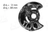 Spritzblech, Bremsscheibe Vorderachse links AIC 56413 Bild Spritzblech, Bremsscheibe Vorderachse links AIC 56413