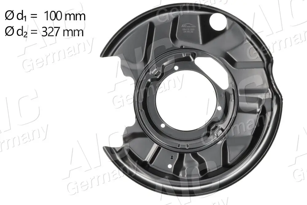 Spritzblech, Bremsscheibe Hinterachse links AIC 56415
