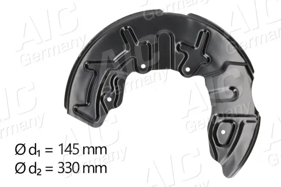 Spritzblech, Bremsscheibe Vorderachse rechts AIC 56584 Bild Spritzblech, Bremsscheibe Vorderachse rechts AIC 56584