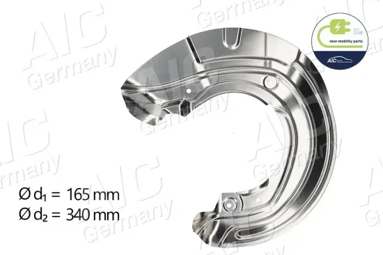 Spritzblech, Bremsscheibe Vorderachse links AIC 56976 Bild Spritzblech, Bremsscheibe Vorderachse links AIC 56976