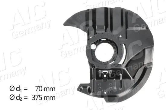 Spritzblech, Bremsscheibe Vorderachse links AIC 56984 Bild Spritzblech, Bremsscheibe Vorderachse links AIC 56984