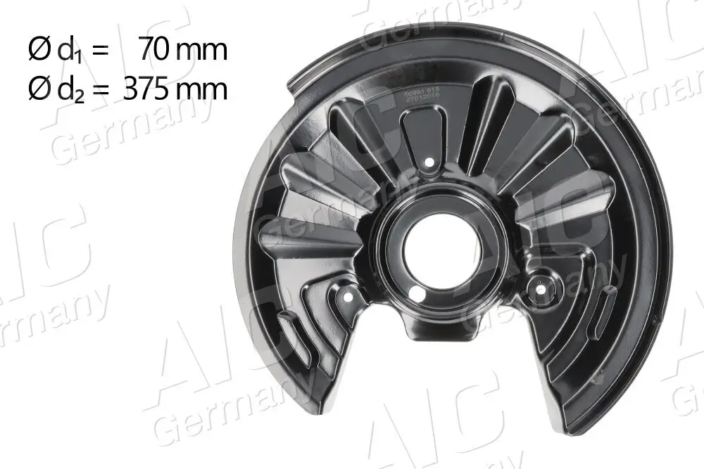 Spritzblech, Bremsscheibe Hinterachse rechts AIC 56991
