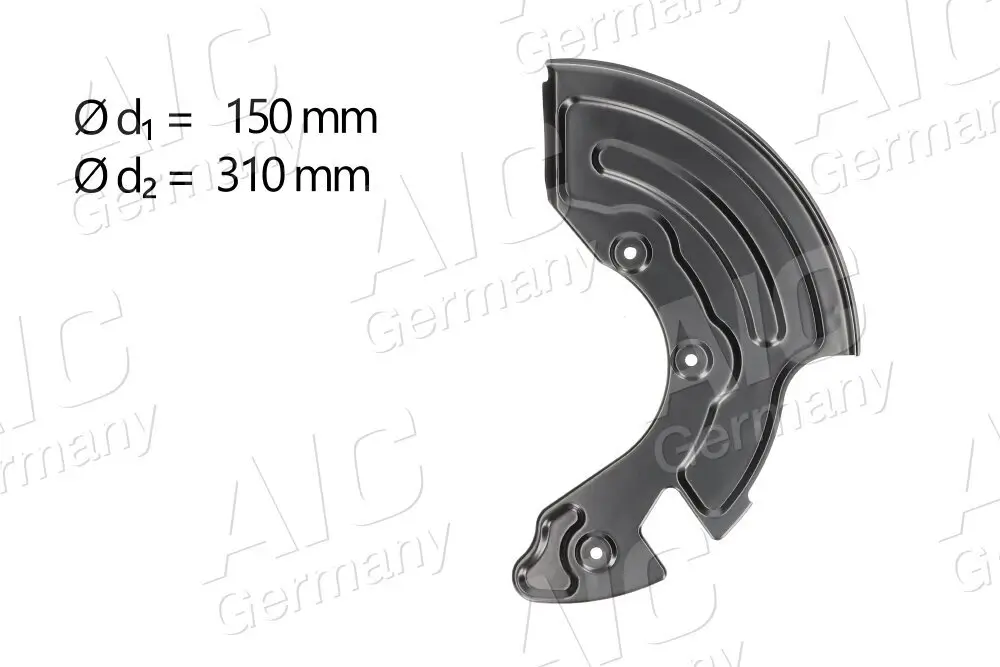 Spritzblech, Bremsscheibe Vorderachse links AIC 57064