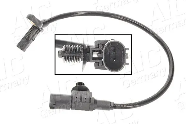 Sensor, Raddrehzahl Hinterachse links Hinterachse rechts AIC 57262