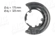 Spritzblech, Bremsscheibe Hinterachse links AIC 57487