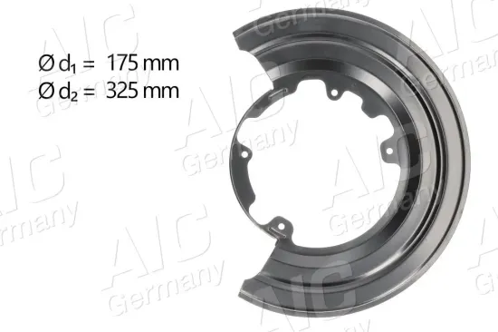 Spritzblech, Bremsscheibe Hinterachse rechts AIC 57488 Bild Spritzblech, Bremsscheibe Hinterachse rechts AIC 57488