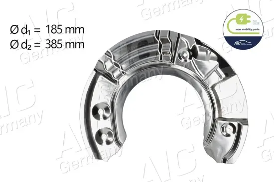 Spritzblech, Bremsscheibe Vorderachse links AIC 57529 Bild Spritzblech, Bremsscheibe Vorderachse links AIC 57529