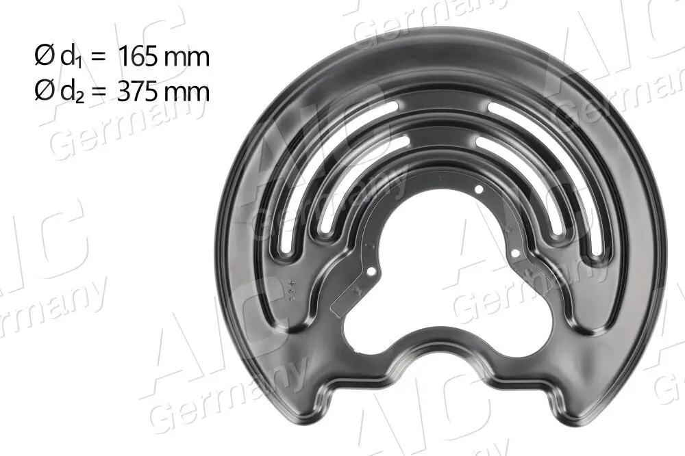 Spritzblech, Bremsscheibe Hinterachse links AIC 57576