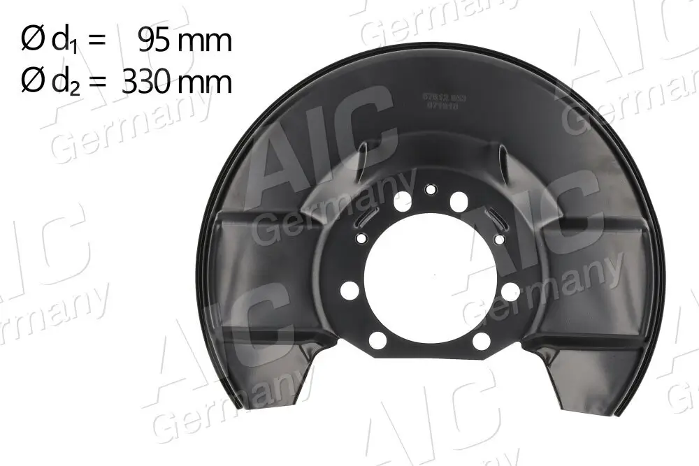 Spritzblech, Bremsscheibe Vorderachse AIC 57612