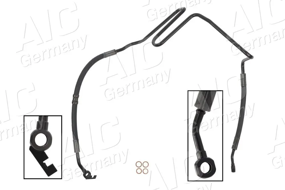Hydraulikschlauch, Lenkung von Hydraulikpumpe nach Lenkgetriebe AIC 57667