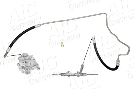 Hydraulikschlauch, Lenkung AIC 57676 Bild Hydraulikschlauch, Lenkung AIC 57676