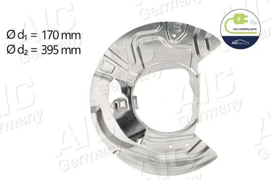 Spritzblech, Bremsscheibe Vorderachse links AIC 57760 Bild Spritzblech, Bremsscheibe Vorderachse links AIC 57760