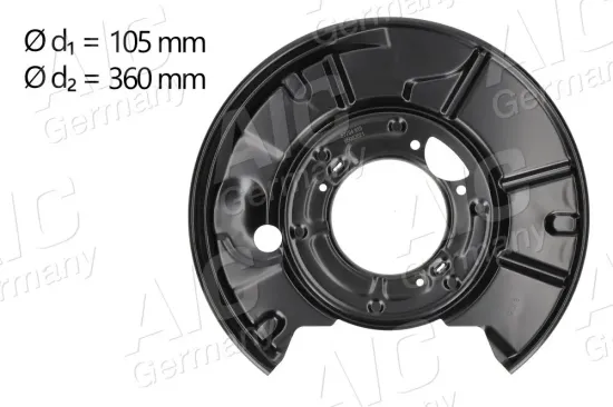 Spritzblech, Bremsscheibe Hinterachse links AIC 57764 Bild Spritzblech, Bremsscheibe Hinterachse links AIC 57764