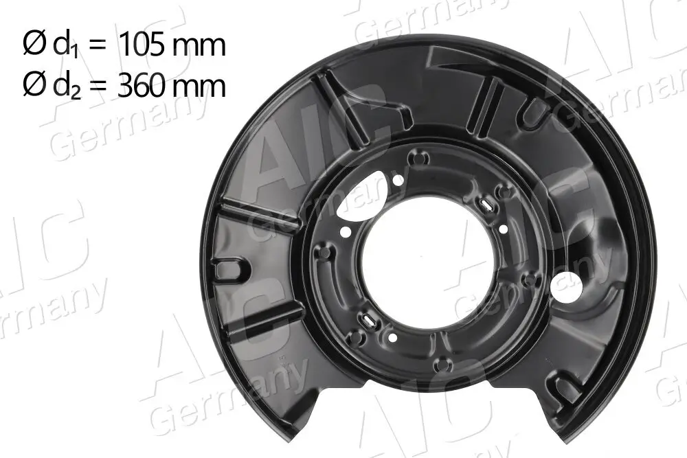 Spritzblech, Bremsscheibe Hinterachse rechts AIC 57765