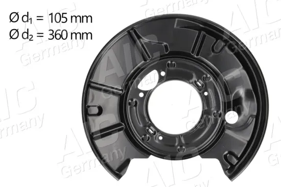 Spritzblech, Bremsscheibe Hinterachse rechts AIC 57765 Bild Spritzblech, Bremsscheibe Hinterachse rechts AIC 57765