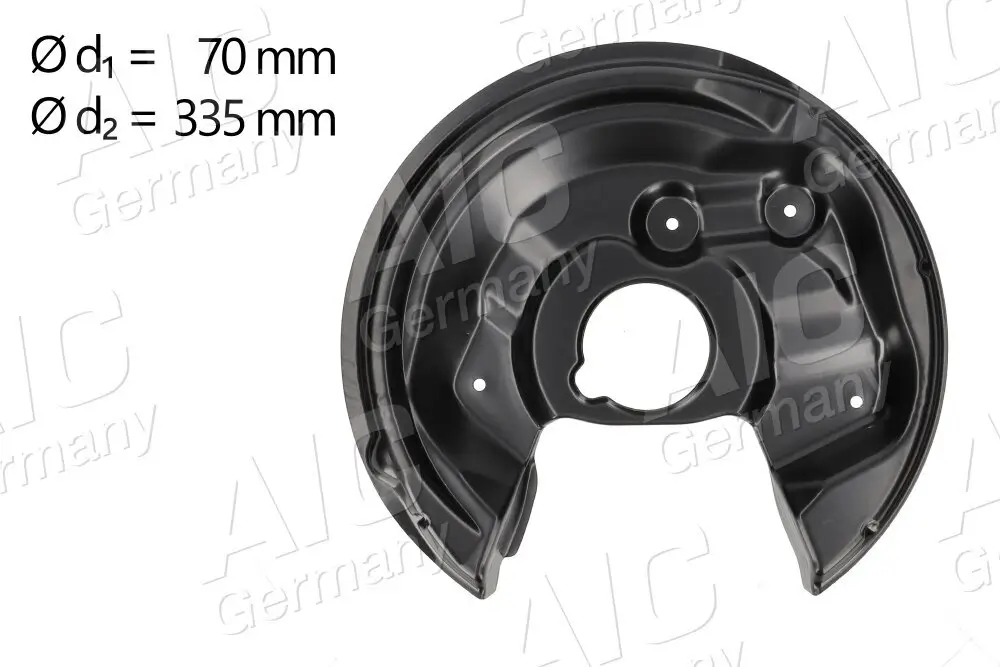 Spritzblech, Bremsscheibe Hinterachse links AIC 57841