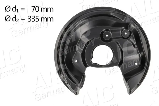 Spritzblech, Bremsscheibe Hinterachse links AIC 57841 Bild Spritzblech, Bremsscheibe Hinterachse links AIC 57841