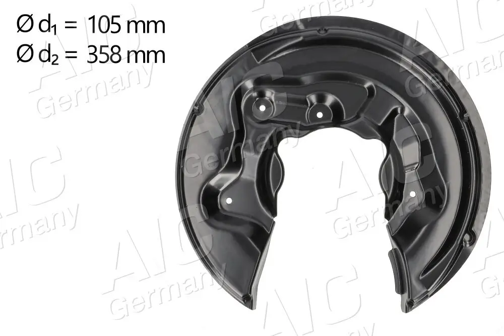 Spritzblech, Bremsscheibe Hinterachse rechts AIC 57850