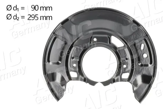 Spritzblech, Bremsscheibe Vorderachse links AIC 58261 Bild Spritzblech, Bremsscheibe Vorderachse links AIC 58261