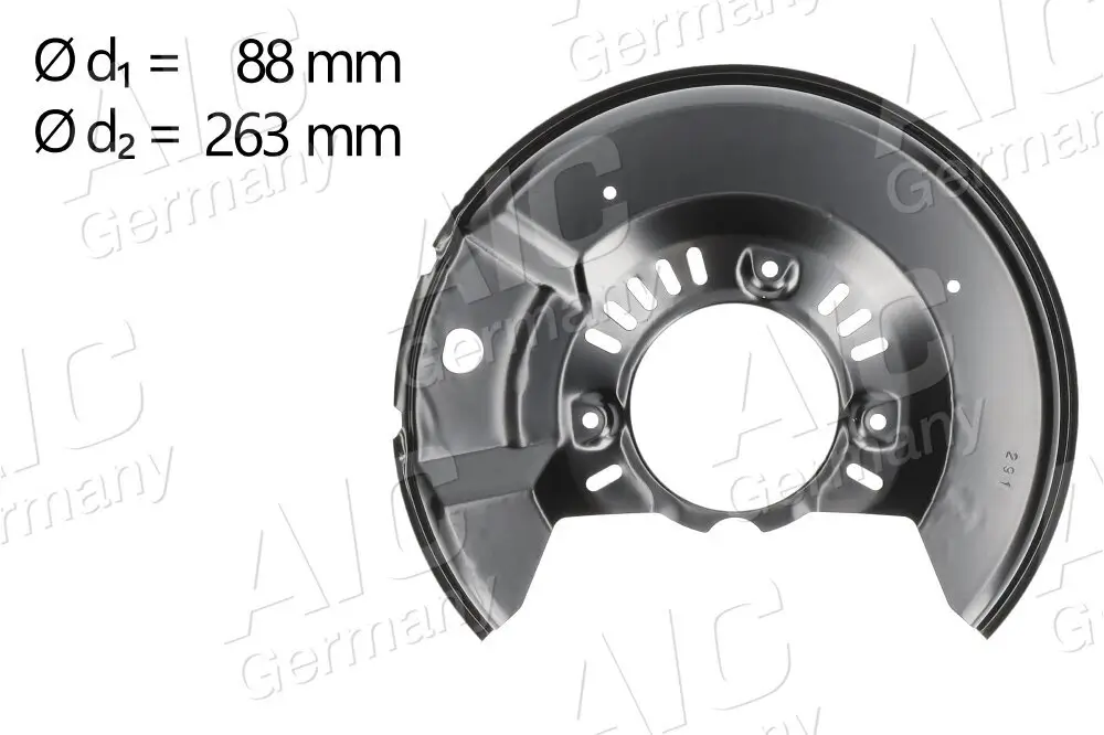 Spritzblech, Bremsscheibe Vorderachse links AIC 58276