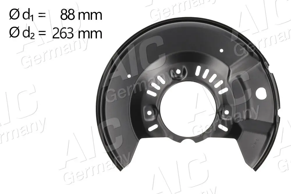 Spritzblech, Bremsscheibe Vorderachse rechts AIC 58277