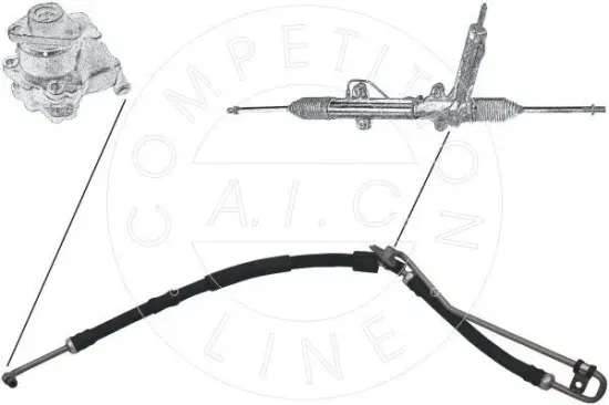 Hydraulikschlauch, Lenkung von Hydraulikpumpe nach Lenkgetriebe AIC 58286 Bild Hydraulikschlauch, Lenkung von Hydraulikpumpe nach Lenkgetriebe AIC 58286