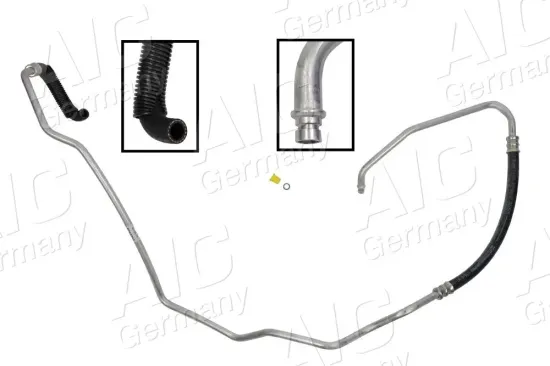 Hydraulikschlauch, Lenkung von Lenkgetriebe nach Kühlrohr von Hydraulikpumpe nach Lenkgetriebe AIC 58449 Bild Hydraulikschlauch, Lenkung von Lenkgetriebe nach Kühlrohr von Hydraulikpumpe nach Lenkgetriebe AIC 58449