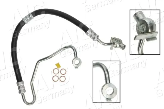 Hydraulikschlauch, Lenkung von Hydraulikpumpe nach Lenkgetriebe AIC 58502 Bild Hydraulikschlauch, Lenkung von Hydraulikpumpe nach Lenkgetriebe AIC 58502