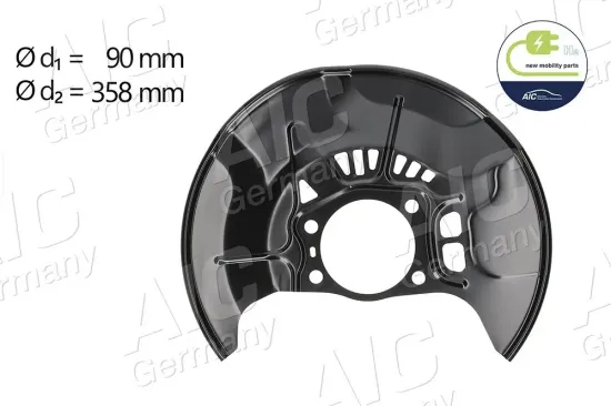 Spritzblech, Bremsscheibe Vorderachse links AIC 58811 Bild Spritzblech, Bremsscheibe Vorderachse links AIC 58811